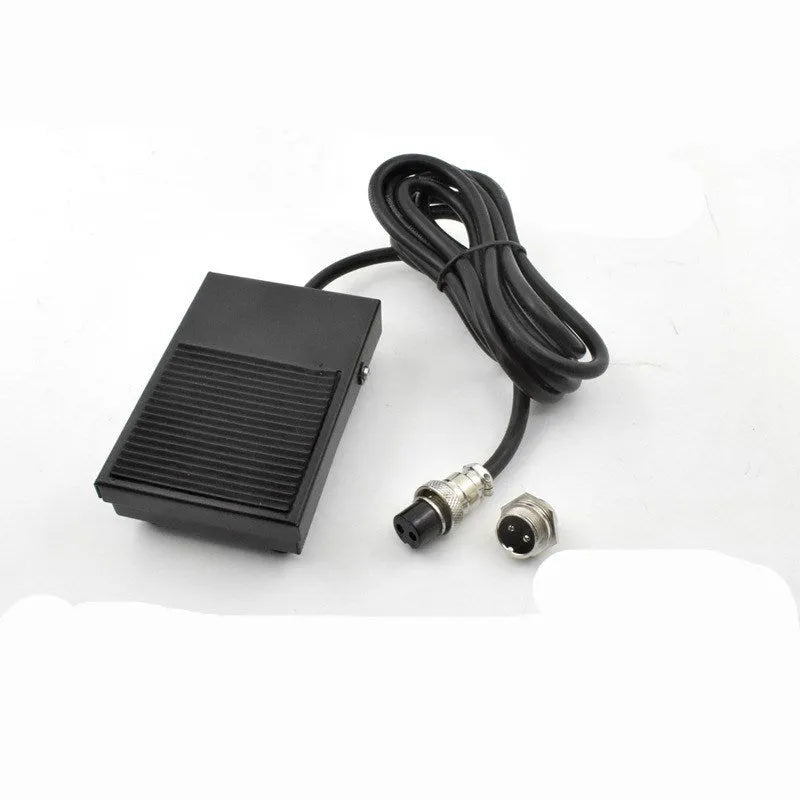 Metal welding foot switch with 1.8m cable and two-core plug for laser welding machine control