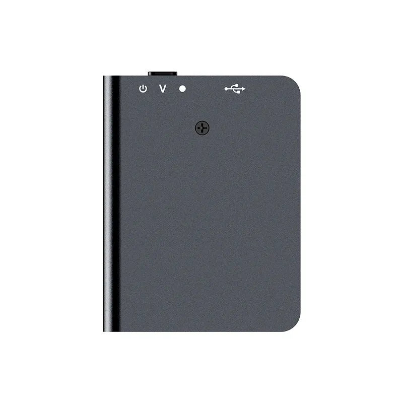 Black high definition noise reduction voice recorder with zinc alloy shell