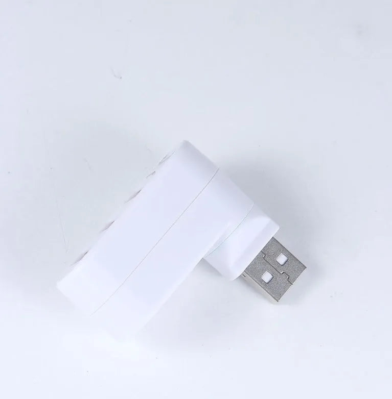USB 2.0 splitter hub with multiple ports in black and white colour options