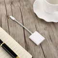 USB 2.0 SD card reader with 10cm cable in black, made of TPE and ABS materials
