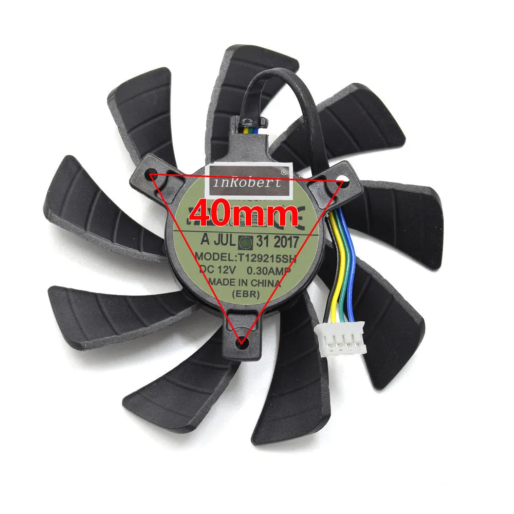 Black 85mm square computer cooling fan with four-pin power connector