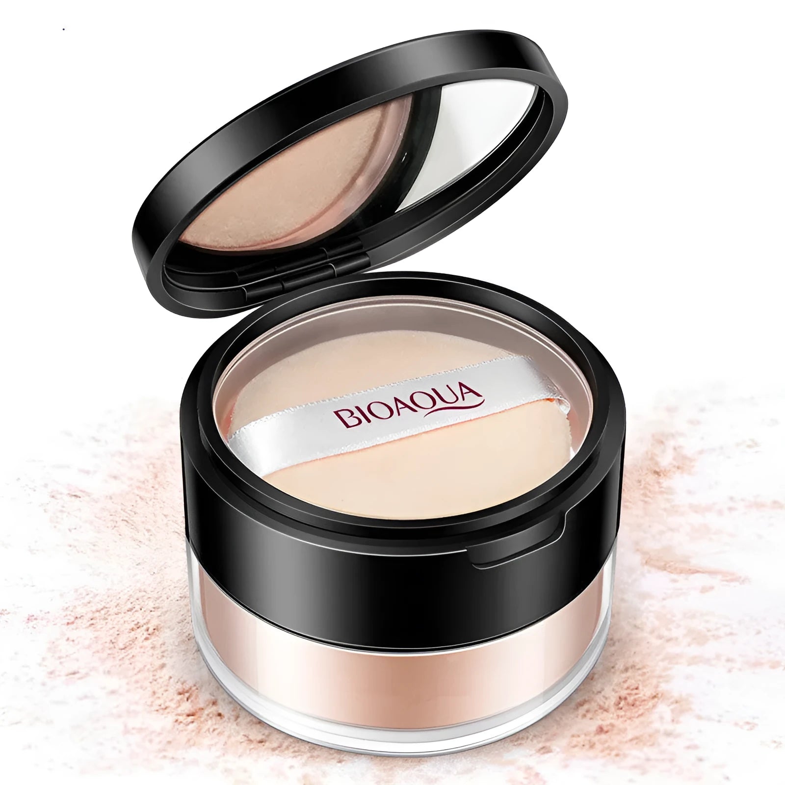 Soft Light Silky Setting Loose Powder 15g in three colour swatches natural ivory and tender complexion
