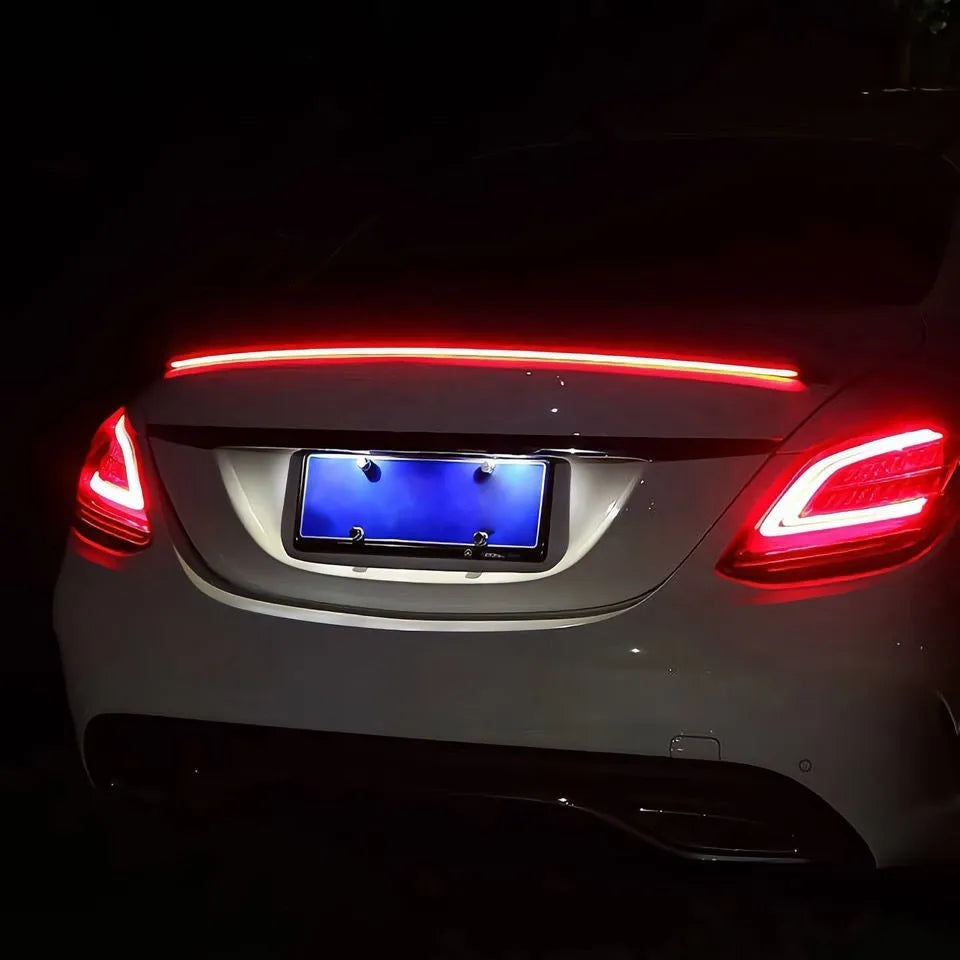1.2 metre and 1.3 metre automobile LED streamer tail turn signal lighting kit on a car.