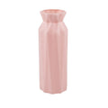 Drop-resistant melamine vase in green, grey, pink, or white with a 7.2cm base.