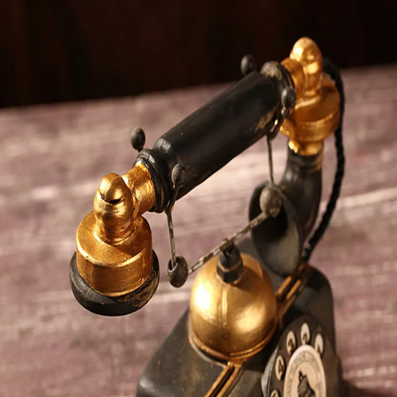 Black synthetic resin hanging ornament with distressed dirty and old finish and abstract modelling for model displays