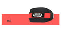 Nylon fitness waistband for weightlifting in black, red, yellow colours available in multiple sizes