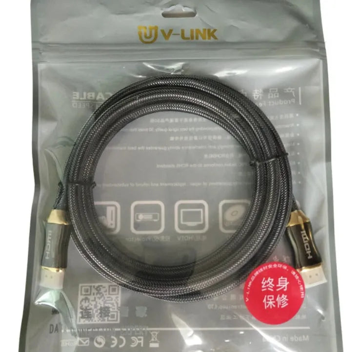 Copper video projector monitor cable available in multiple lengths on a white background