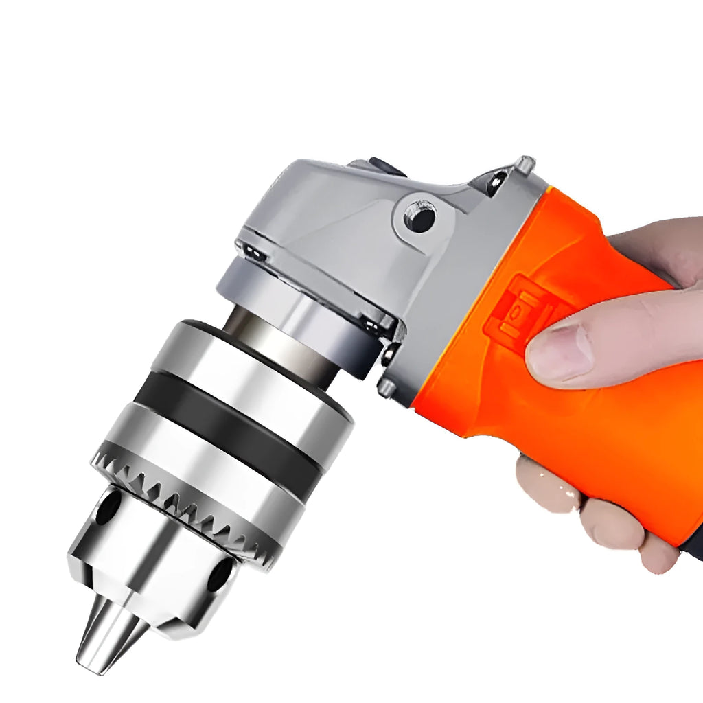 Angle grinder conversion chuck adapter for 100 models with installation key