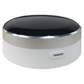 White universal remote control with infrared and RF dual-mode functionality