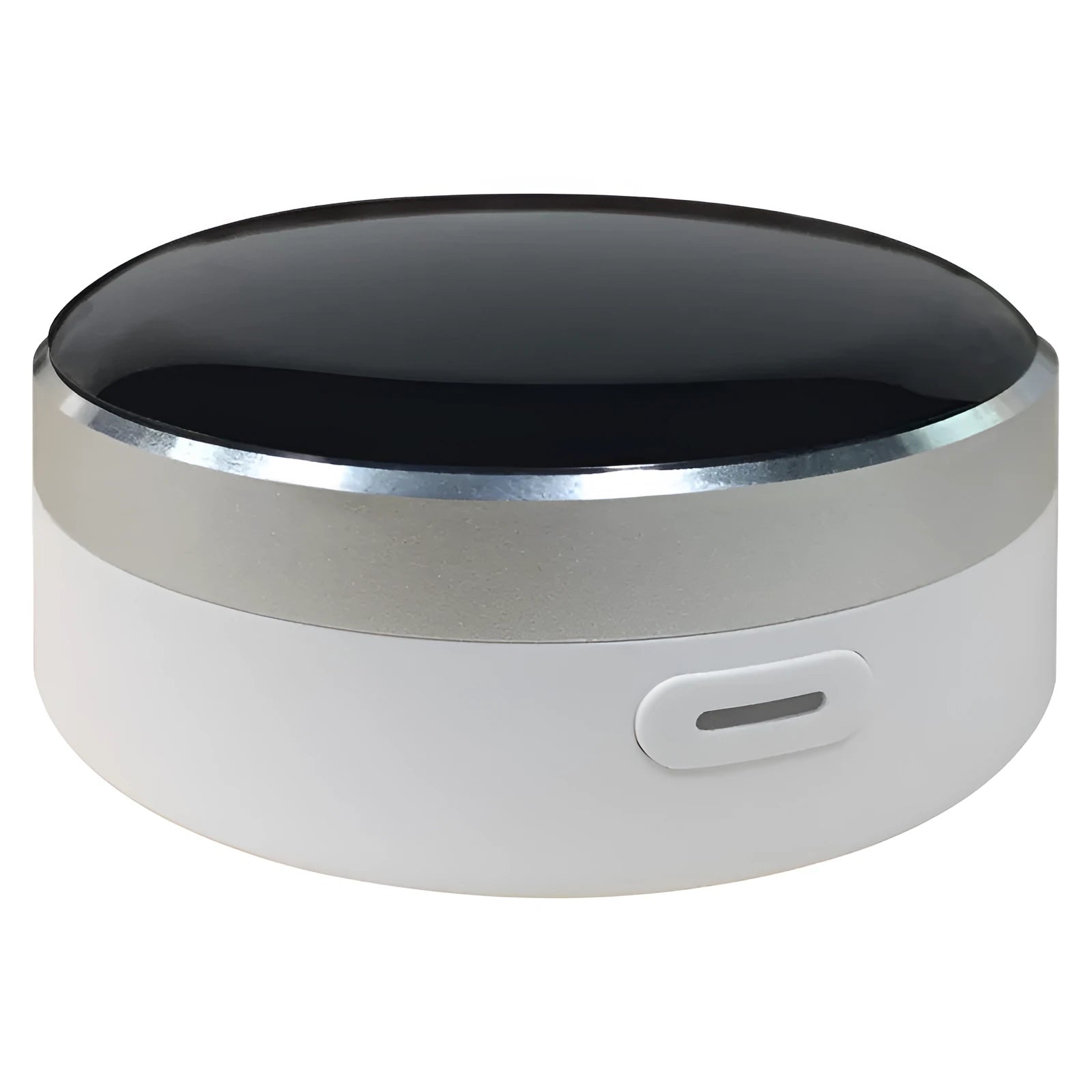 White universal remote control with infrared and RF dual-mode functionality