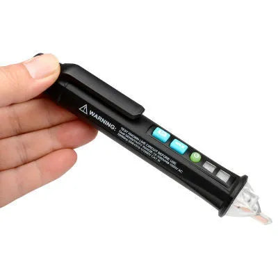 Black intelligent checkpoint test pencil for electrical line detection with display screen