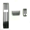 Silver stainless steel throttle and brake pedal set for Tesla Model 3 X S