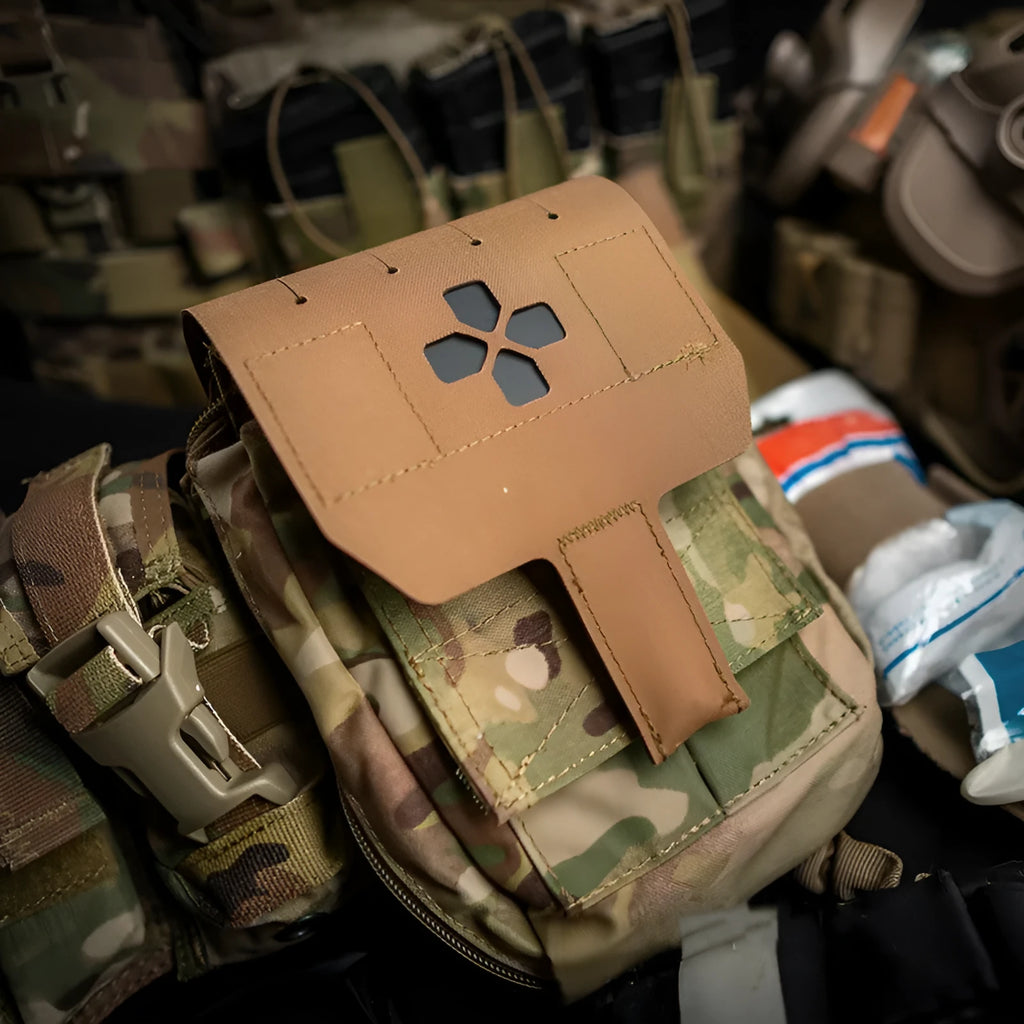 Nylon first-aid kit in CP camouflage colour with tactical design for outdoor emergency use