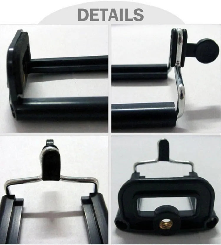 Black octopus-style flexible tripod with spherical gimbal head, shown wrapped around a pole.
