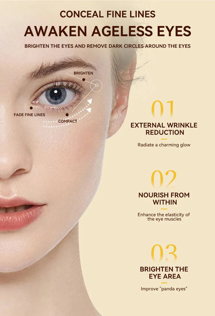 DR.ROSEVA Anti-Wrinkle Collagen Eye Cream 76g jar with hydrating formula for dark circles and fine lines