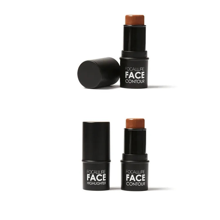Face contour highlighter cream stick in a choice of four shades for cheekbone and brow bone definition