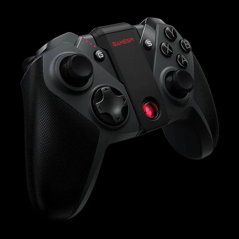 Black Gaishi wired PC game controller with type-C cable and analog sticks.