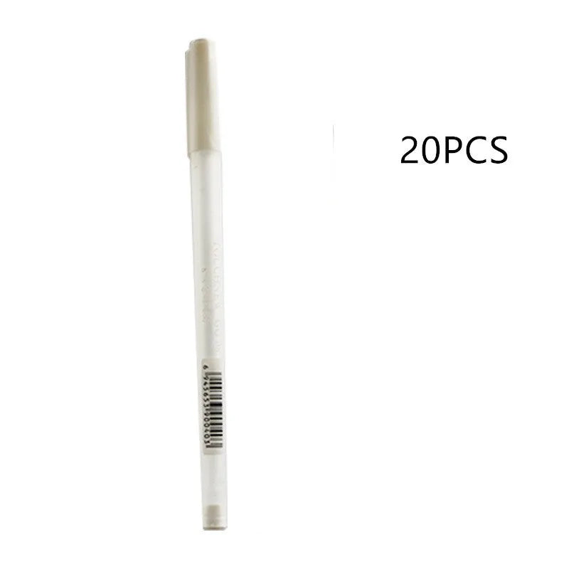 Touchnew highlight pen with 0.8mm tip for black card decoration in golden, silver or white