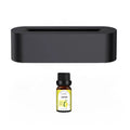 White square flame aroma diffuser with LED fire effect and ultrasonic humidifier function