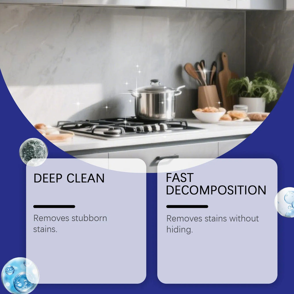 237ml multi-purpose decontamination gel in a 7.4x14.5cm tube for household kitchen and bathroom cleaning