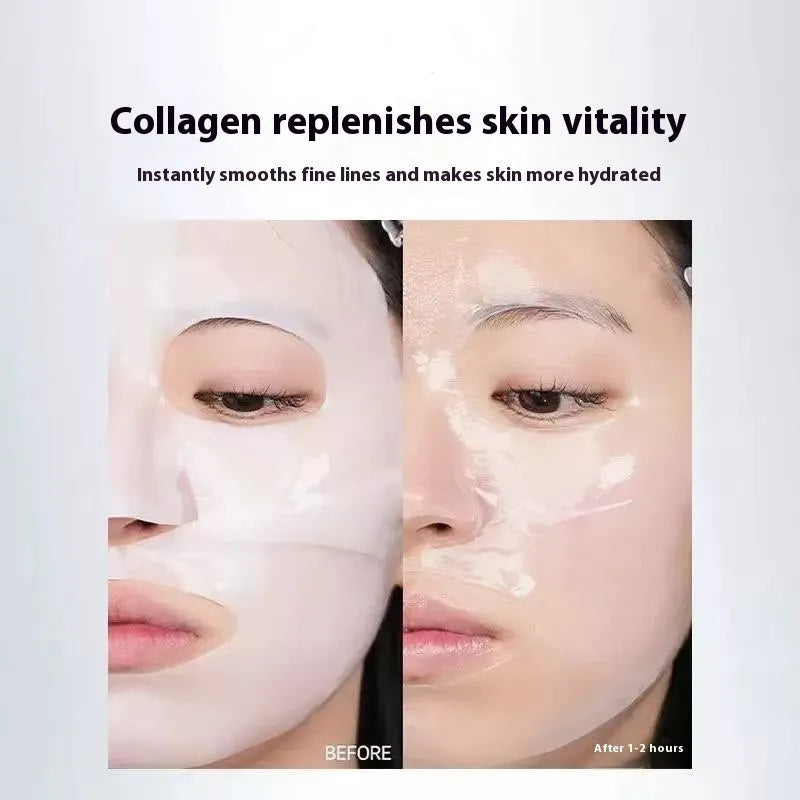 HANJILIAN box of five collagen facial mask sheets for autumn and winter moisturising