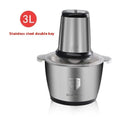 Stainless steel electric meat grinder 2 litre capacity fully automatic food processor