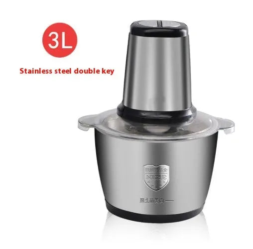 Stainless steel electric meat grinder 2 litre capacity fully automatic food processor