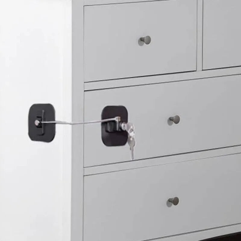 Child crash limit window safety lock and refrigerator limiter made from PPA and stainless steel, with nine style options for childproofing