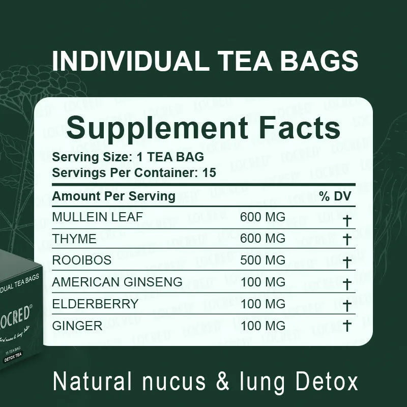 Box containing 15 packs of sugar-free hairy flower tea bags for household use