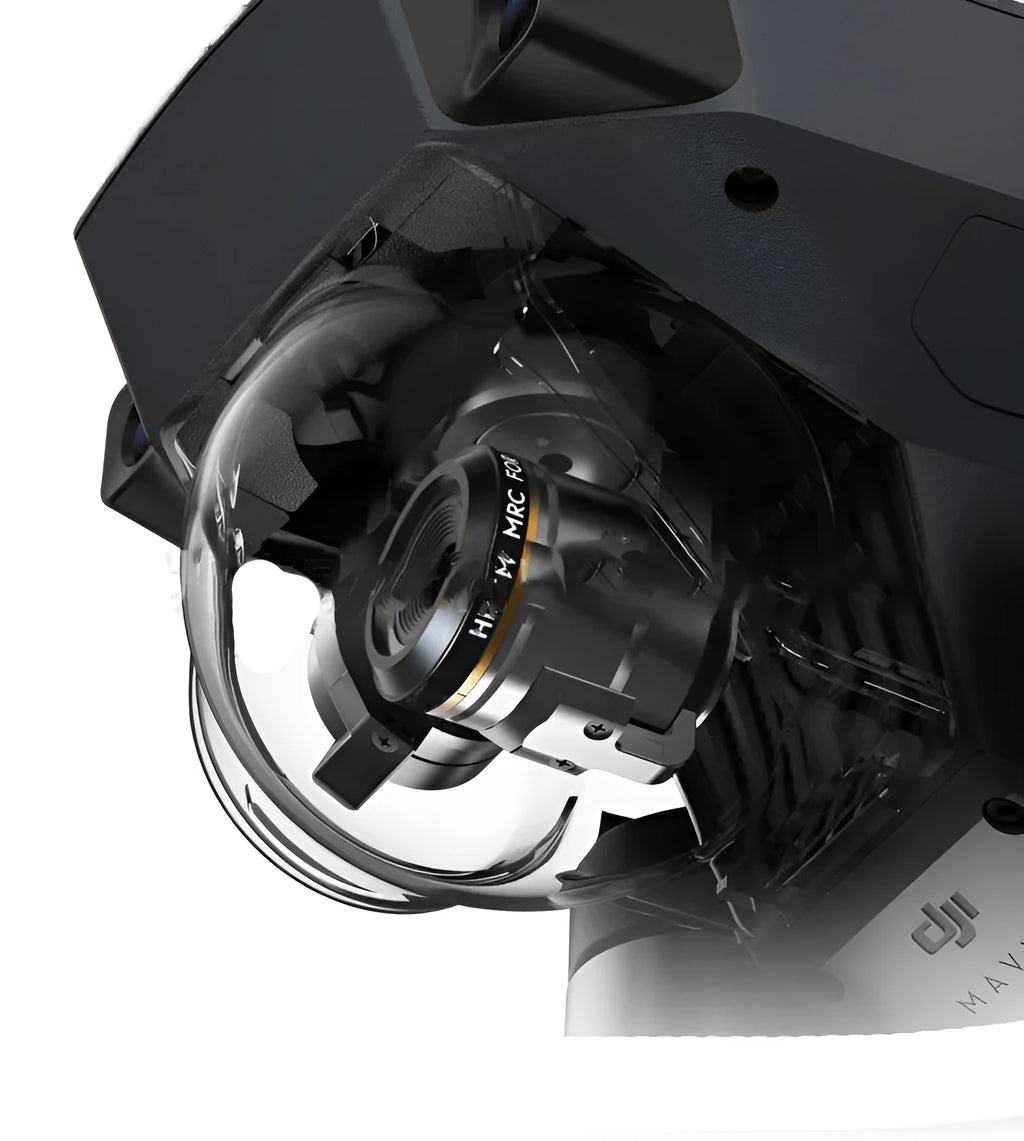 Slim aluminium alloy camera filter set for DJI Mavic drone with ND, CPL, and UV filter options.