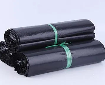 PE plastic courier clothing bag with adhesive strip seal in various sizes and colours