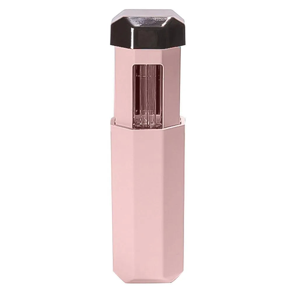 Portable UVC ozone USB germicidal wand in blue, folded, with 37.5x37.5x98mm dimensions