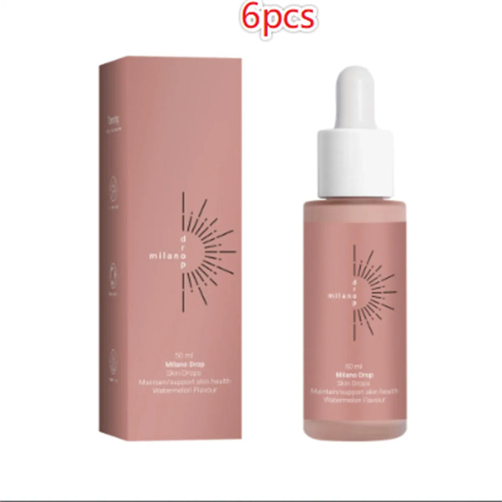 Milian colour box version 50ml self tanning serum drops with dark bronzer for face and body