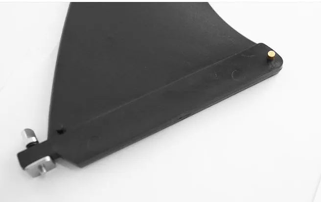 SUP paddle with removable plastic fish fins on the blade, model YQ310.