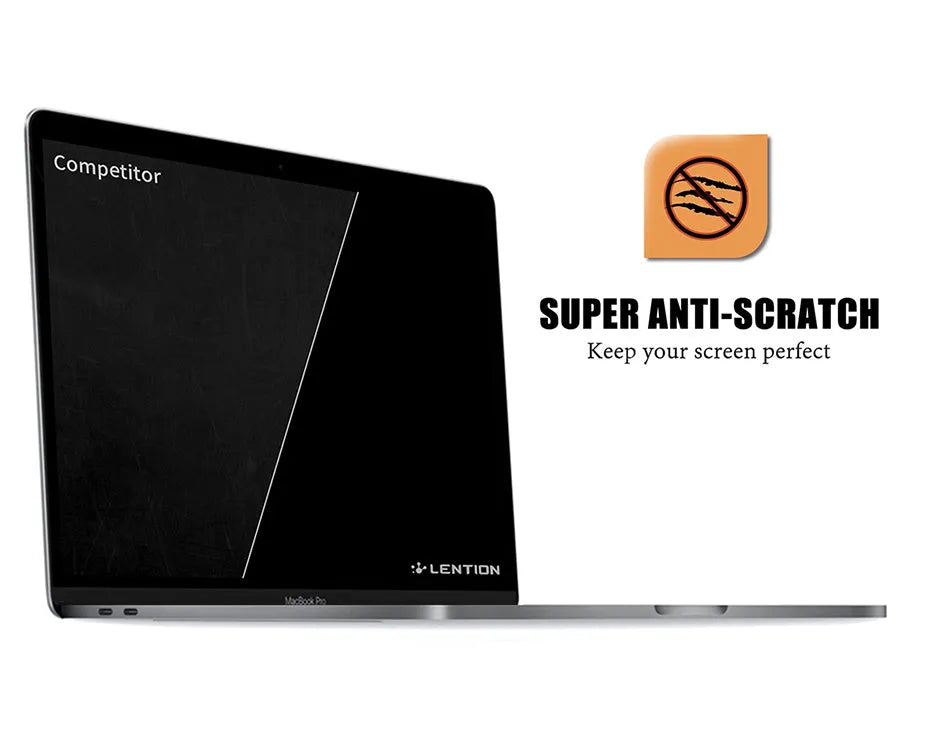 Lansheng matte screen protector for 13-inch MacBook Pro with anti-glare and scratch-resistant properties