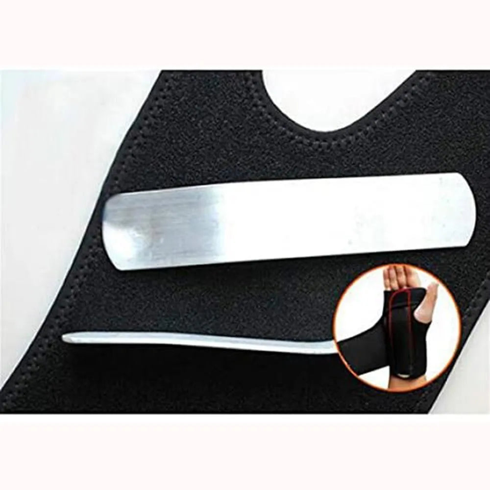 Adult polyester wrist guard black for roller skating and outdoor sports left or right hand