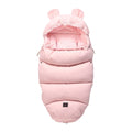 Cotton blend baby stroller sleeping bag in silkworm cocoon design for children aged 1-3 years.