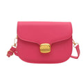 Simple PU women's handbag in khaki colour with internal phone and change pockets.