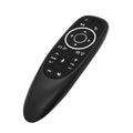 G10 G10S intelligent voice remote control with plastic shell and silicone buttons.
