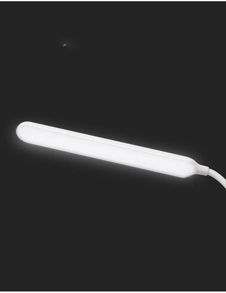 LED eye lamp with plastic lampshade touch mode white colour modern simple desk light