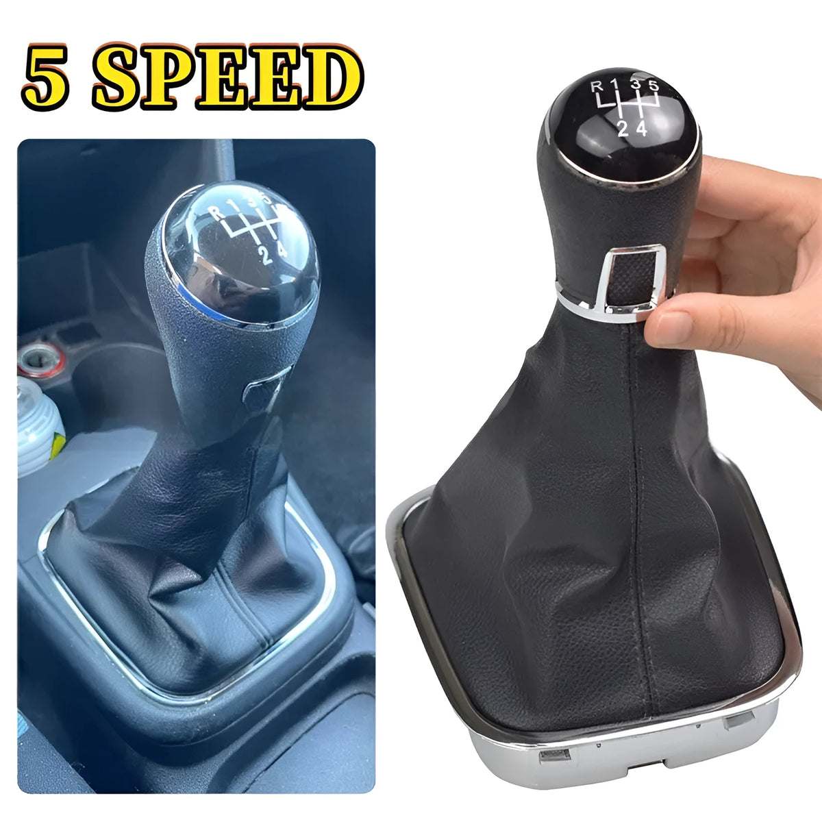 Volkswagen Polo 6C 5-speed manual gear lever knob replacement 2015-2018