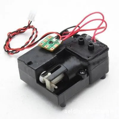 Black smoke box accessory for 1/16 scale military tank models with connection ports