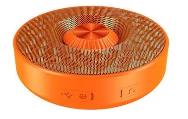10 cm cubic Bluetooth wireless sound box speaker in black, orange, or silvery white