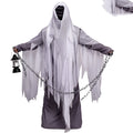 Men's one-size polyester Halloween cosplay robe costume in photo colour for horror party use