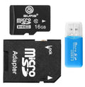 Mini USB card reader for TF microSD and SD memory cards with transfer capability