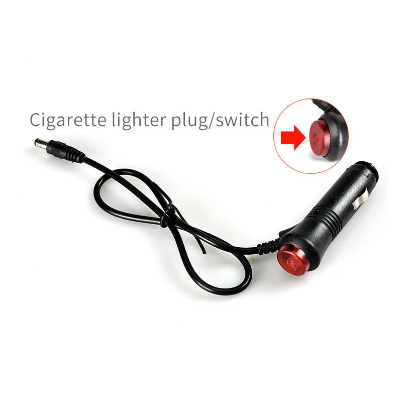 Cool LED car atmosphere light with 48 LEDs in seven colours, ABS material, IP65 waterproof, USB and lighter interfaces