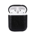 Silicone AirPods case in black, red, light brown, or dark brown, universal fit for one or two generation.