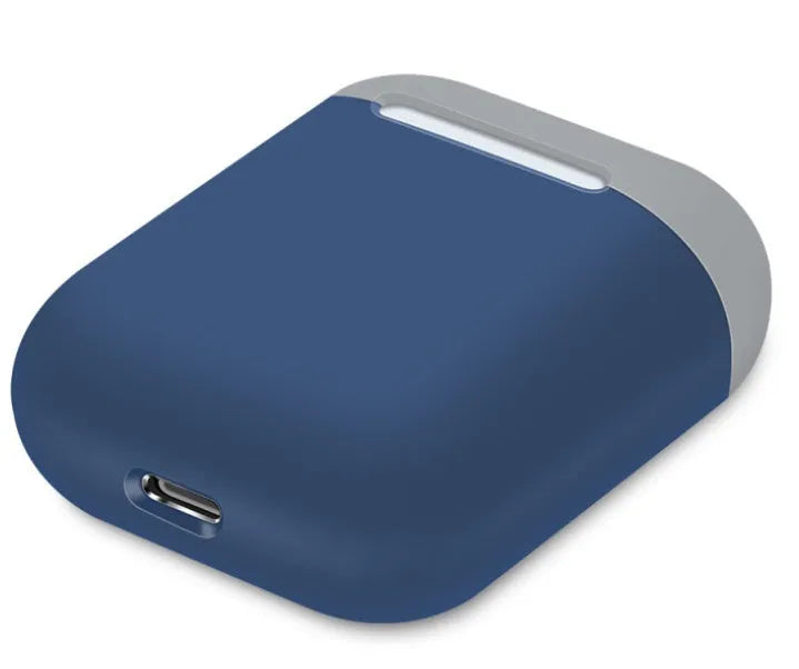 Silicone protective case for AirPods charging case in split design with colour options