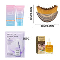 Collagen Night Wrapping Mask jar and brush set for overnight skin treatment.