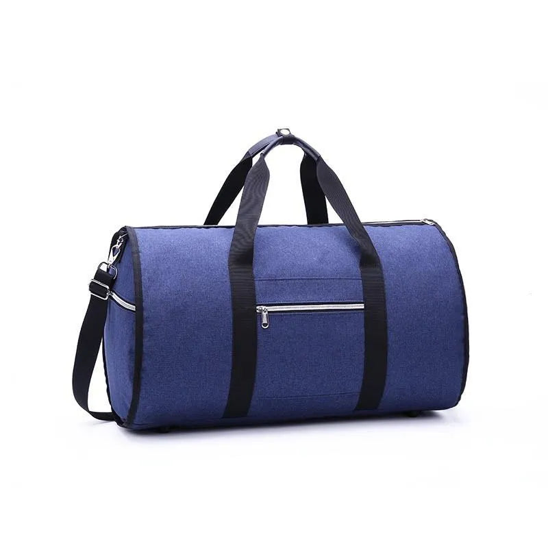 Medium cylinder travel bag in Oxford cloth with 36-55L capacity shown in black colour